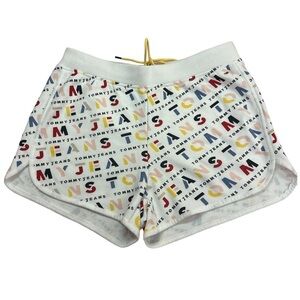 Tommy Jeans Logo Graphic Cotton/Polyester   Pull-on Lounge/Sleep Shorts Small